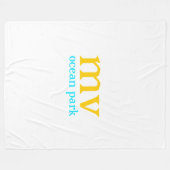 MV Ocean Park Fleece Blanket (Vorderseite (Horizontal))