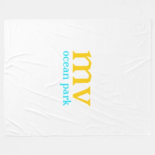 MV Ocean Park Fleece Blanket (Vorderseite (Horizontal))