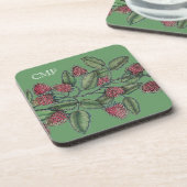 MV Raspberry Bramble Cork Coaster Untersetzer (Linke Seite)