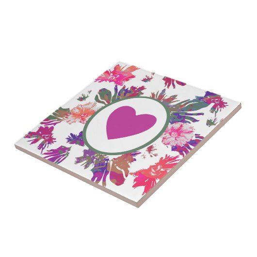 MVB-Array der Liebe Bouquet Design Fliese (Seite)