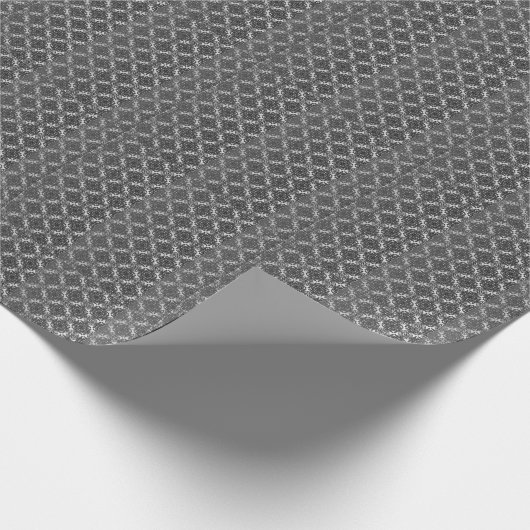 MVB Black Imitats Lace Gray Geschenkpapier (Ecke)