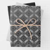 MVB Black Imitats Lace Gray Geschenkpapier Set (Beispiel)