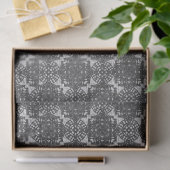 MVB Black Imitats Lace Gray Seidenpapier (Geschenk)