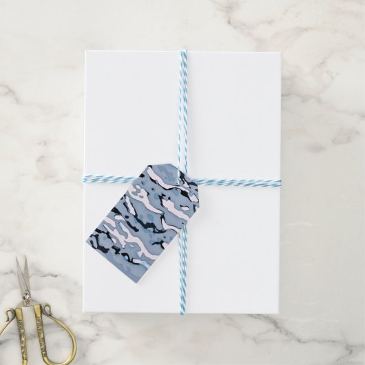 MVB Cameo Light Blue Design Geschenkanhänger (Mit Garn)