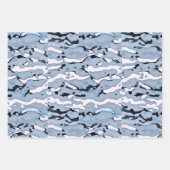 MVB Cameo Light Blue Design Geschenkpapier Set (Vorderseite)