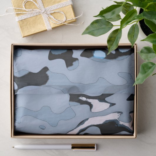 MVB Cameo Light Blue Design Seidenpapier (Geschenk)