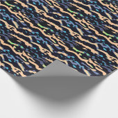 MVB Cameo Masculine Blue 2 Design Geschenkpapier (Ecke)