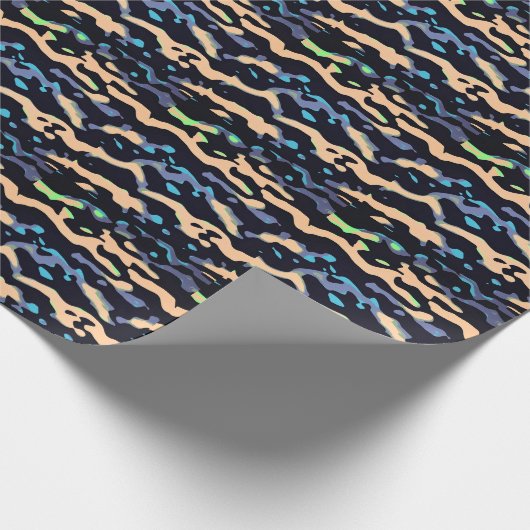 MVB Cameo Masculine Blue 2 Design Geschenkpapier (Ecke)