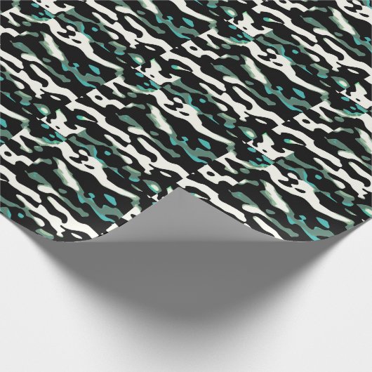 MVB Cameo Masculine Green 2 Design Geschenkpapier (Ecke)