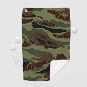 MVB Camouflage - Grünes Design Golfhandtuch (Insitu)