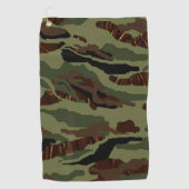 MVB Camouflage - Grünes Design Golfhandtuch (Vorderseite)