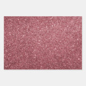 MVB Funkelndes Rosa Design Geschenkpapier Set (Vorderseite)