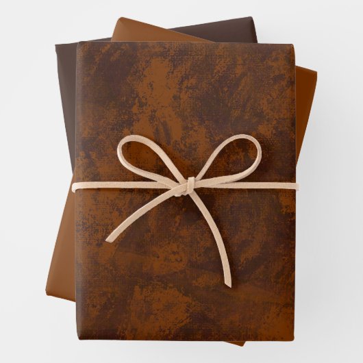MVB Imitats Brown Suede Expresso Koordination Desi Geschenkpapier Set (Beispiel)