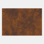 MVB Imitats Brown Suede Expresso Koordination Desi Geschenkpapier Set (Vorderseite)