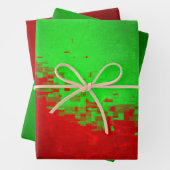 MVB Imitats Digitales Fossilienmuseum Rotes grünes Geschenkpapier Set (Beispiel)