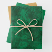 MVB Imitats Green Suede Gold Coordinated Design Geschenkpapier Set (Beispiel)