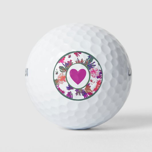 MVB Liebesbouquet-Design Golfball (Vorderseite)