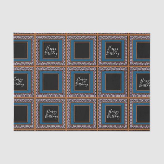 MVB Mexican Monogram Able Acceleration Border Seidenpapier (Vorderseite)