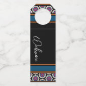 MVB Mexican Monogram Able Accelerator Border Desig Flaschenanhänger (Vorderseite)