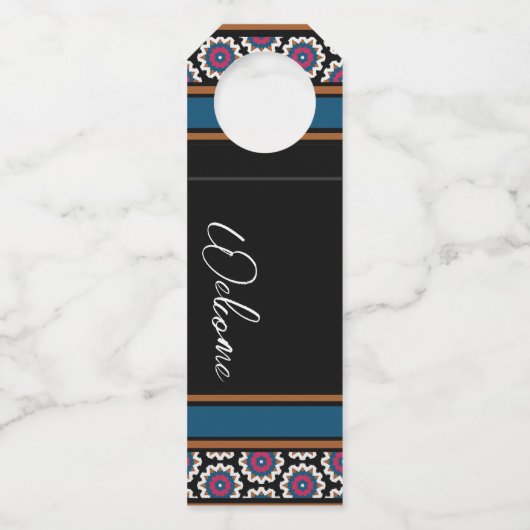 MVB Mexican Monogram Able Accelerator Border Desig Flaschenanhänger (Vorderseite)