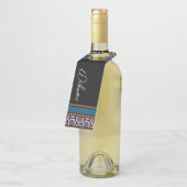 MVB Mexican Monogram Able Accelerator Border Desig Flaschenanhänger (Angewinkelt)