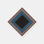 MVB Mexican Monogram Able Accelerator Border Desig Serviette (Ecke)