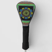 MVB Mexican Monogram Akzent-Randdesign Golf Headcover (Vorderseite)
