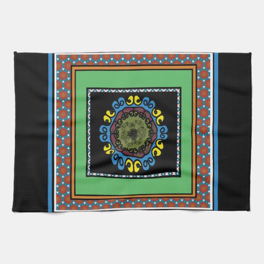 MVB - Mexikanischer Stolz-1-Design Geschirrtuch (Horizontal)