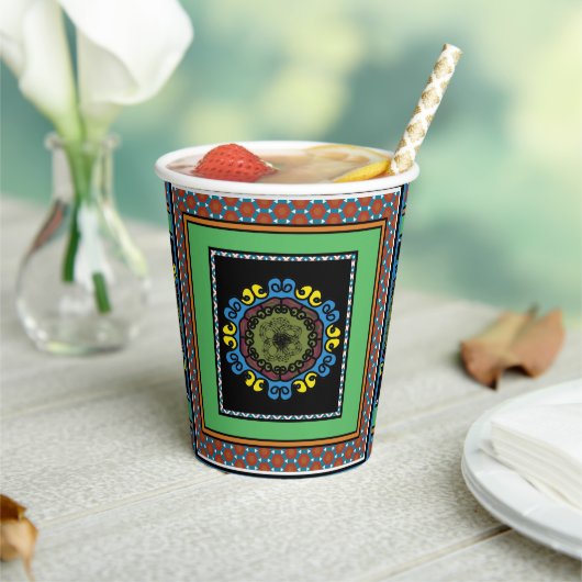 MVB - Mexikanischer Stolz-1-Design Pappbecher (In Situ)