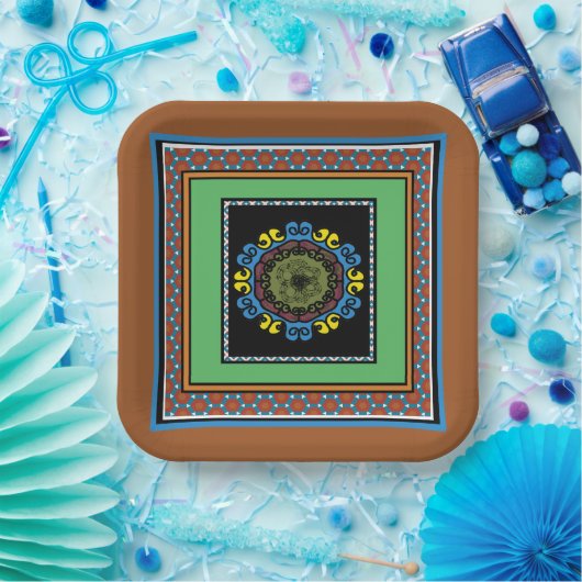 MVB - Mexikanischer Stolz-1-Design Pappteller (Party)