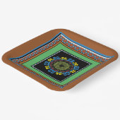 MVB - Mexikanischer Stolz-1-Design Pappteller (Gewinkelt)