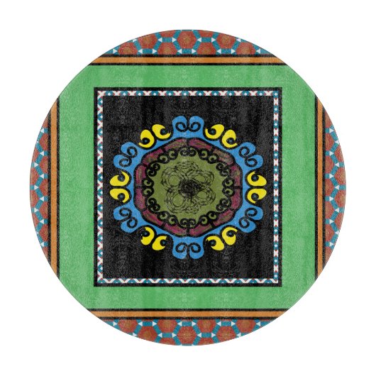 MVB - Mexikanischer Stolz-1-Design Schneidebrett (Vorderseite)