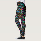 MVB Neon Effect Wave Links Design Leggings (Links)