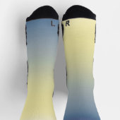 MVB Ombre Yellow Blue Socken (Oben)