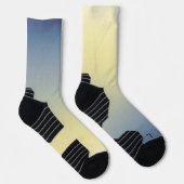 MVB Ombre Yellow Blue Socken (Rechts)