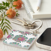 MVB Pastel Daisy Multi Color - Design 2 Schlüsselanhänger (Vorderseite rechts)
