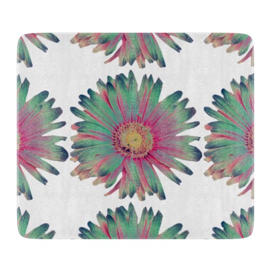 MVB Pastel Daisy Multi Color Design 2 Schneidebrett (Vorderseite)