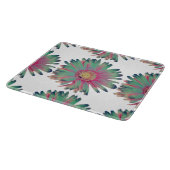 MVB Pastel Daisy Multi Color Design 2 Schneidebrett (Ecke)