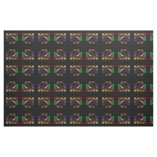 MVB Psychedelic Swirl Fabric Design 1 Stoff (Yard (91,4 cm))
