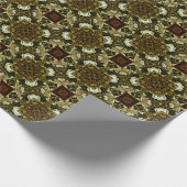 MVB Rich Bronze Gold Design Geschenkpapier (Ecke)