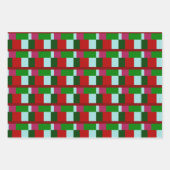 MVB Santa's Elf Hellper Design Geschenkpapier Set (Vorderseite 3)