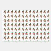 MVB Santa's Elf Hellper Design Geschenkpapier Set (Vorderseite)