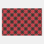 MVB Scottish Diamond Design Geschenkpapier Set (Vorderseite)