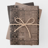MVB Sepia-Imitat-Glas Geschenkpapier Set (Beispiel)