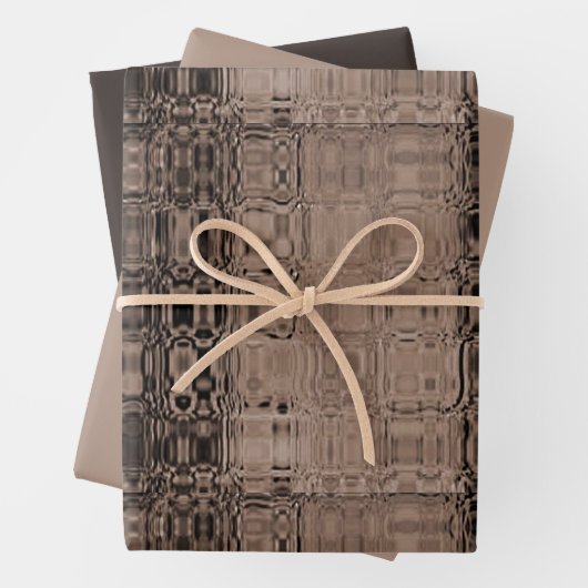 MVB Sepia-Imitat-Glas Geschenkpapier Set (Beispiel)