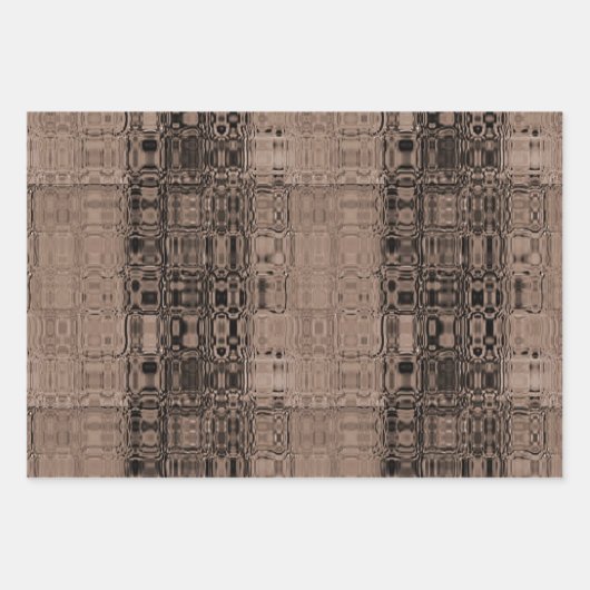 MVB Sepia-Imitat-Glas Geschenkpapier Set (Vorderseite)