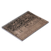 MVB Sepia-Imitat Glasverpackungspapier Notizblock (Linke Seite)