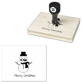 MVB Single Snowman Design Gummistempel (Stempel)