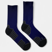 MVB Solid Navy Blue Color Design Socken (Rechts)