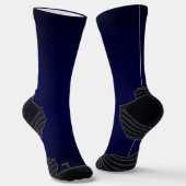 MVB Solid Navy Blue Color Design Socken (Gewinkelt)